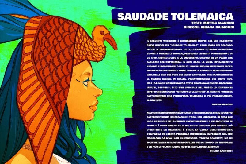 "Saudade tolemaica": un webcomic in cui Cleopatra è intrappolata in un moderno museo romano - Djed Medu