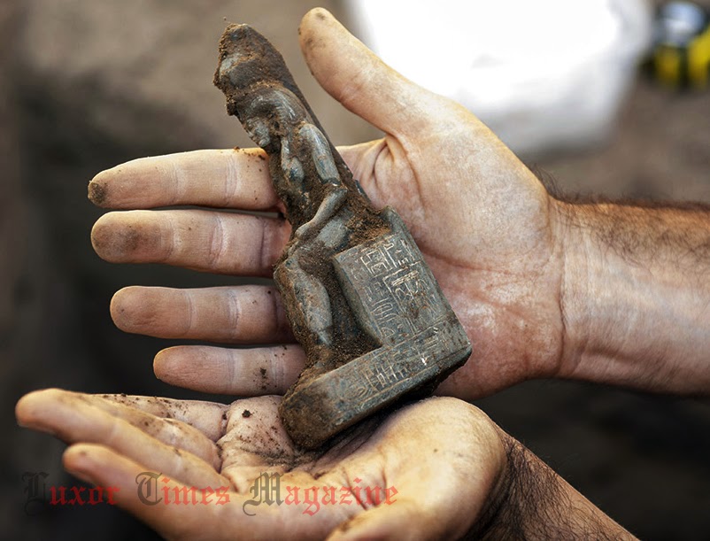 Karnak, scoperte tre statuette di Epoca Tarda - Djed Medu