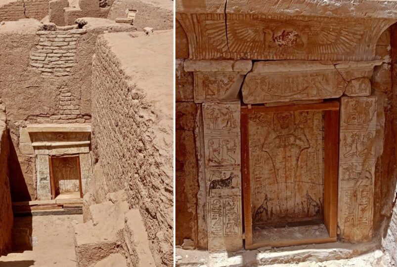 Bir el-Shagala, scoperta tomba a piramide di epoca romana - Djed Medu piramide Bir el-Shagala